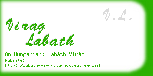 virag labath business card